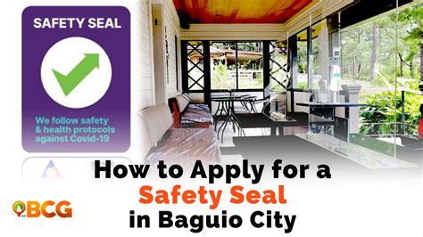 How to Apply for Safety Seal in Baguio City .